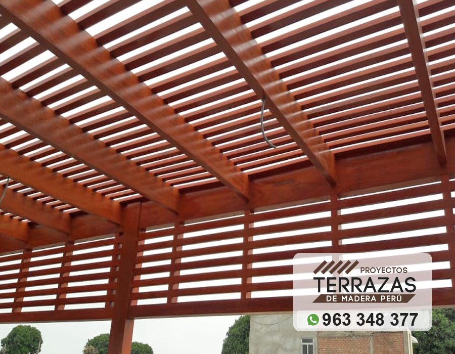 instalacion de techos de madera con finos acabados, diseño de techos sol y sombra a medida